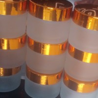 50ml Glass Gold cap jar (1 doz...