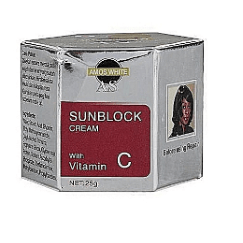 Amos White Sunblock Cream With Vit C...
