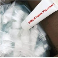 250ml white Tube flip cap (20 ...